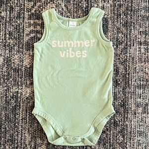 PL baby Green 'Summer Vibes' Bodysuit